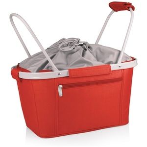 Picnic Time brand Metro Shopping Basket - Insulated Picnic Basket